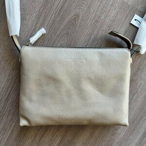 NWT Marc Jacobs Leather Crossbody in Light Slate